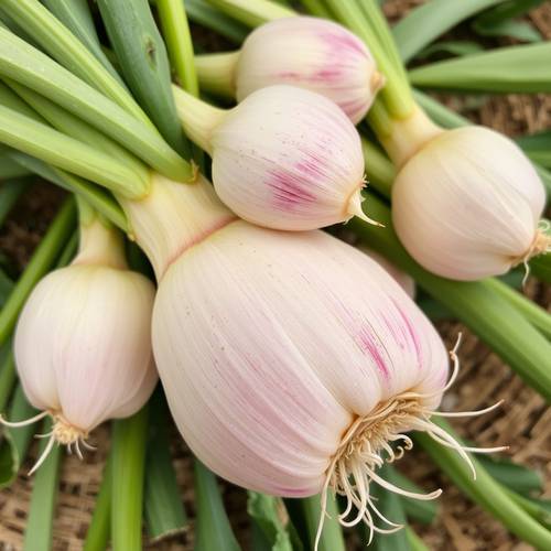 Assortiment de légumes blancs frais et appétissants